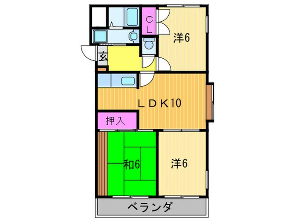 イ－ストコ－トⅠの物件間取画像